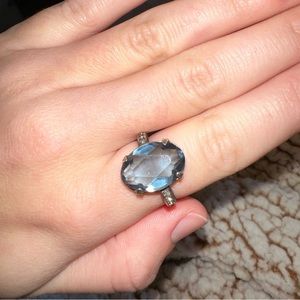 Vintage sterling silver ring with beautiful patina